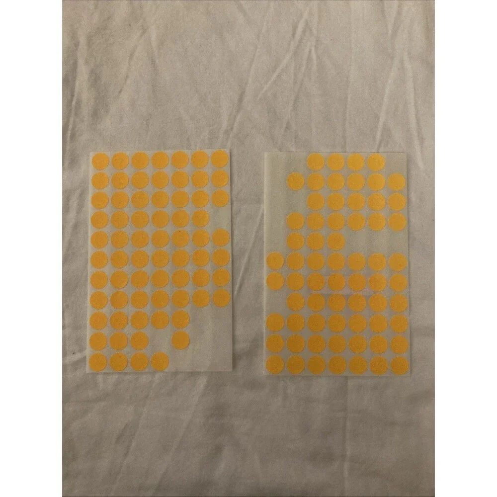 Unbranded Color Coding Labels | Neon Orange | 131 Labels